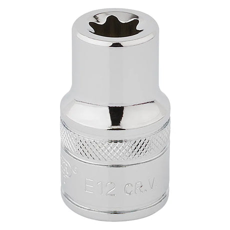 Draper TX-Star Socket, 1.2" Sq. Dr. E12