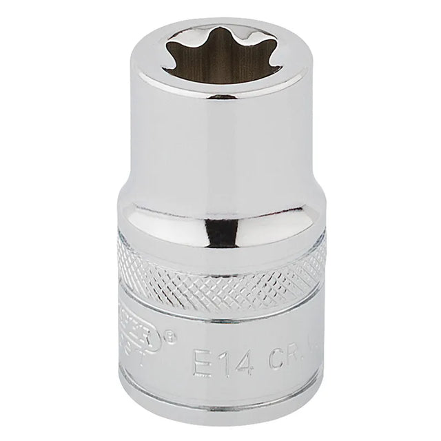 Draper TX-Star Socket, 1.2" Sq. Dr. E14
