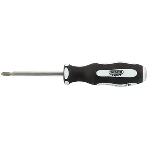 Draper Pound Thru' Cross Slot No:2 x 100mm Soft Grip Screwdriver