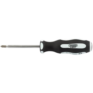 Draper Pound Thru' Cross Slot No:2 x 100mm Soft Grip Screwdriver
