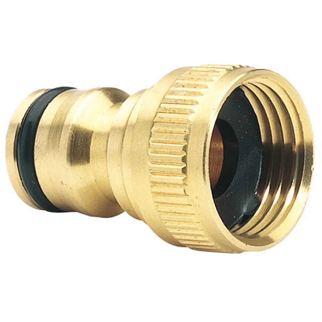 Draper Brass Garden Hose Tap Connector 1/2"