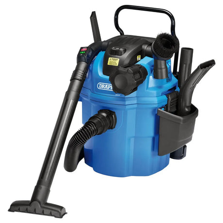 Draper 230V Wall Mounted Wet and Dry Vacuum Cleaner 1500W