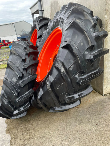 Trelleborg 520/70R34 x2 + 380/70R28 x2 Ag Tyres + Rims