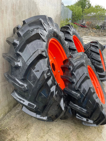 Trelleborg 520/70R34 x2 + 380/70R28 x2 Ag Tyres + Rims