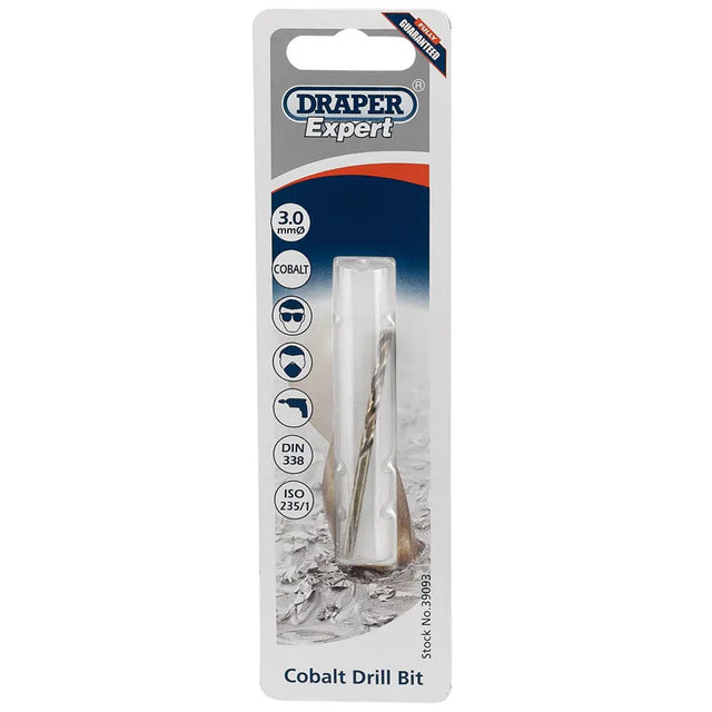 Draper HSS Cobalt Drill bit, 3.0mm