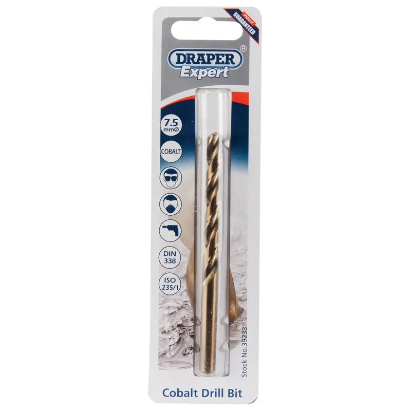 Draper HSS Cobalt Drill Bit, 7.5mm