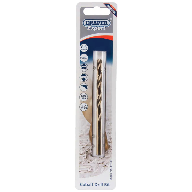 Draper HSS Cobalt Drill Bit, 8.5mm