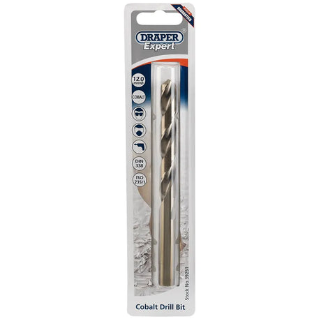 Draper HSS Cobalt Drill bit, 12mm