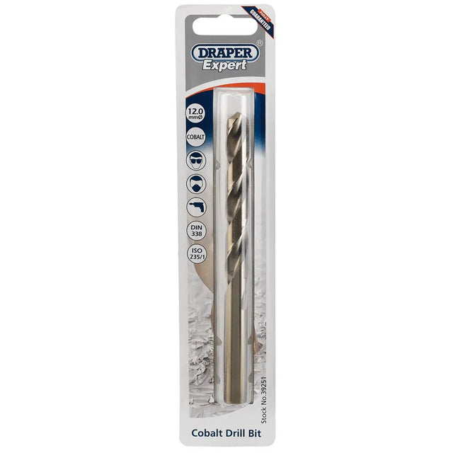 Draper HSS Cobalt Drill bit, 12mm