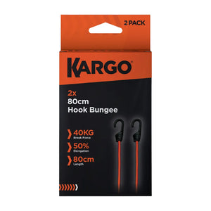 Kargo Bungee Tie Down 2 Pack - 80cm