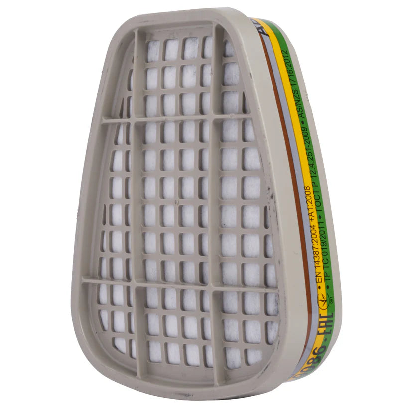 3M 6059 ABEK1 Gas & Vapour Filters - 2 Pack for 6000/7000 Series Masks