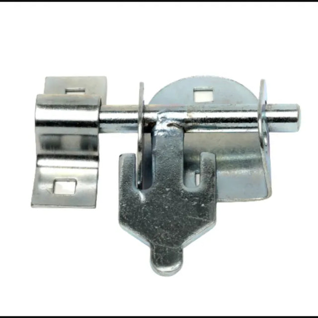 4 1/2" Galvanised Oval Pad Bolt - Heavy-Duty Security Bolt for Gates & Doors