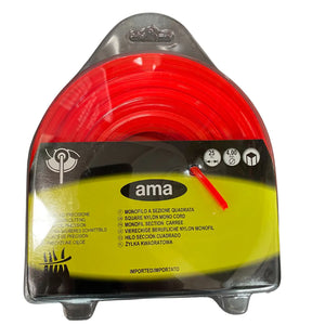 Ama Square Nylon Trimmer Line - 4mm x 25m