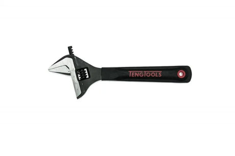 Teng Tools 4003WT 8" Wide Jaw Adjustable Wrench - Chrome Vanadium, 38.6mm Capacity