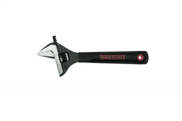 Teng Tools 4003WT 8" Wide Jaw Adjustable Wrench - Chrome Vanadium, 38.6mm Capacity