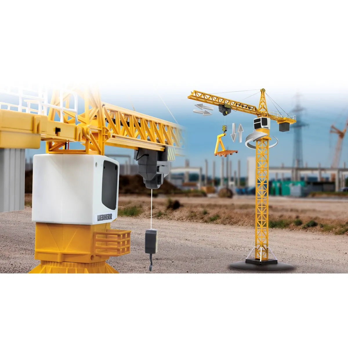 Jamara Tower Crane Liebherr 2.4GHz 