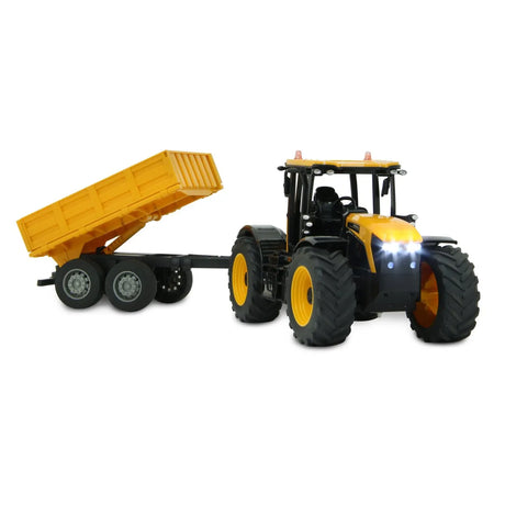 Jamara JCB Fastrac Tractor with tipping trailer 2,4GHz - Scale 1:24