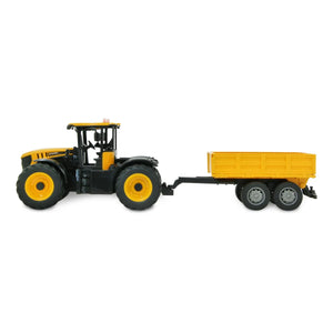 Jamara JCB Fastrac Tractor with tipping trailer 2,4GHz - Scale 1:24