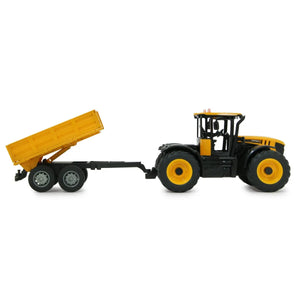 Jamara JCB Fastrac Tractor with tipping trailer 2,4GHz - Scale 1:24