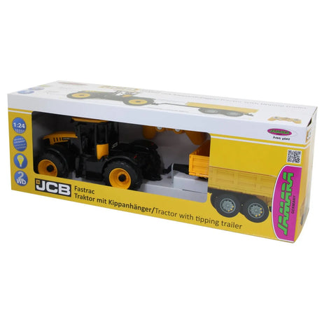 Jamara JCB Fastrac Tractor with tipping trailer 2,4GHz - Scale 1:24