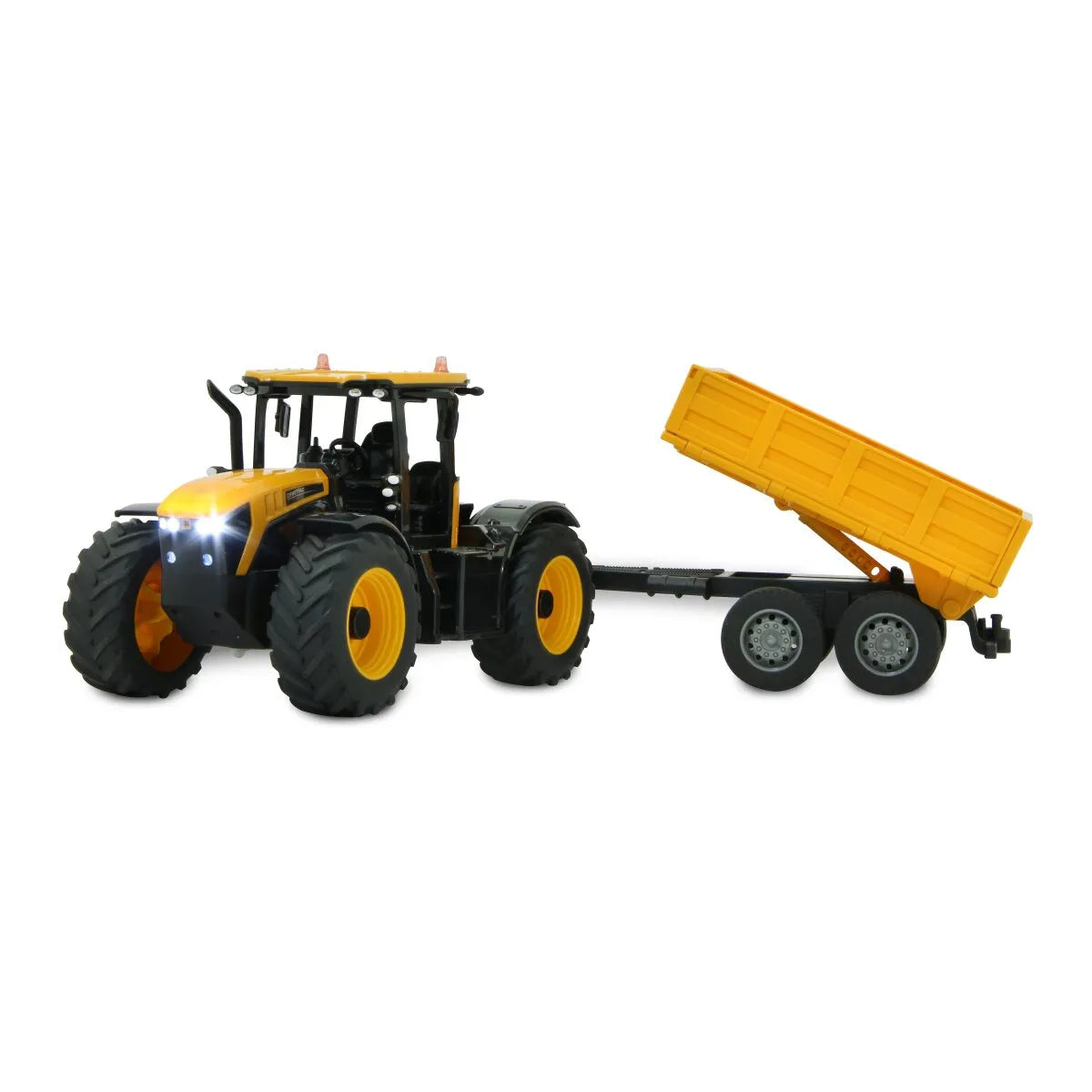 Jamara JCB Fastrac Tractor with tipping trailer 2,4GHz - Scale 1:24