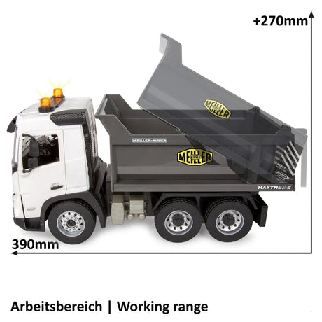Jamara Volvo Dump Truck 1:20 RC Remote Control Construction Truck