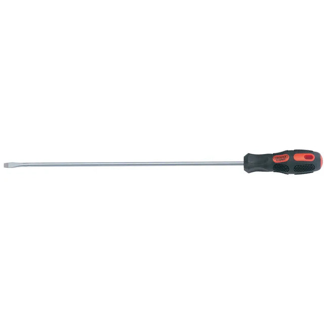Draper 6mm x 450mm Plain Slot Flared Tip Long Reach Screwdriver