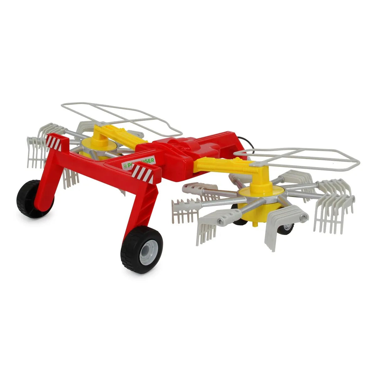 Jamara Pöttinger Rake for RC Tractor 1:16 - Realistic Windrower Attachment with Folding Arms