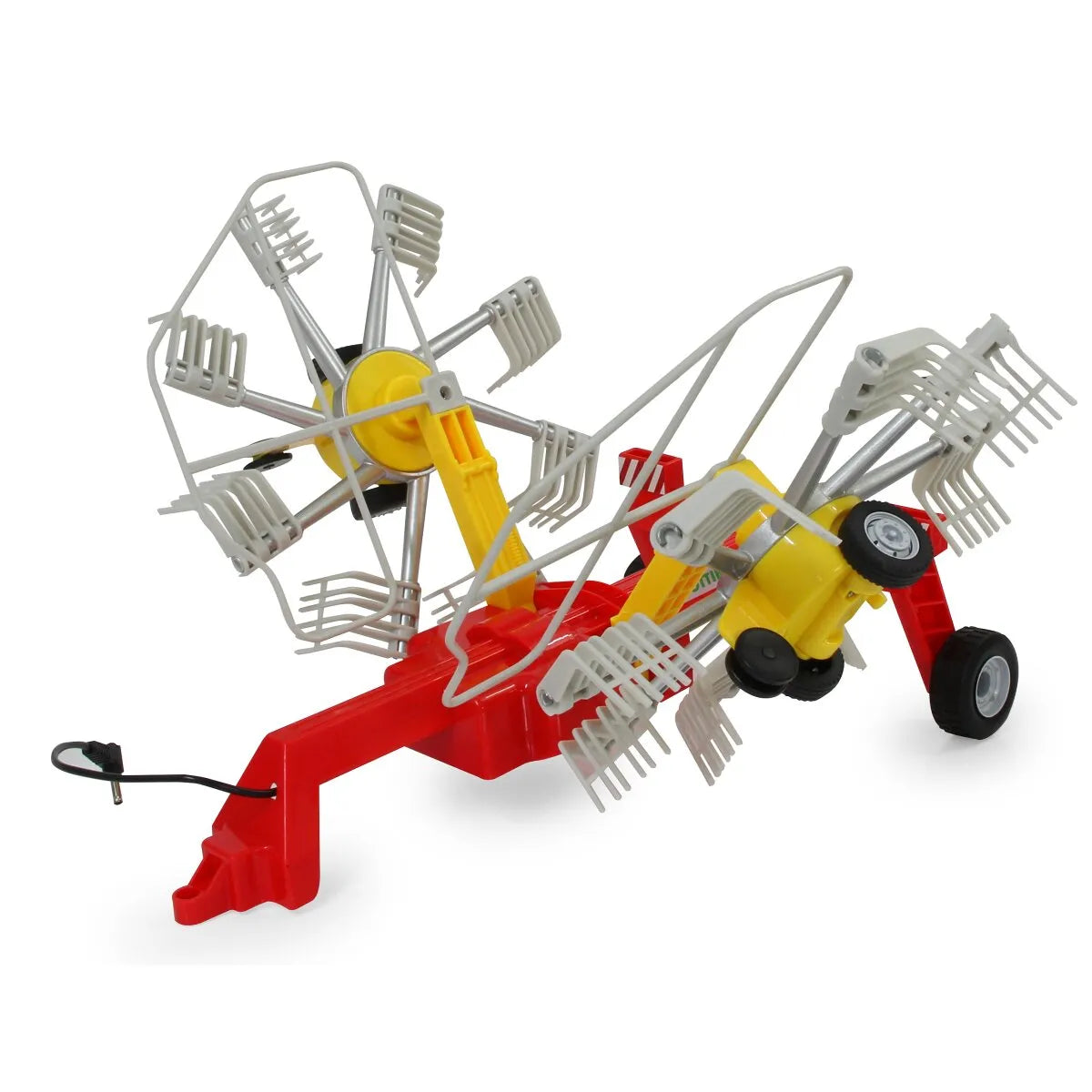 Jamara Pöttinger Rake for RC Tractor 1:16 - Realistic Windrower Attachment with Folding Arms