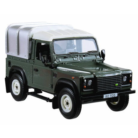 Britains Land Rover Defender 90 with Canopy - 1:32 Scale Keswick Green Model