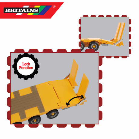 Britains Kane Low Loader (Yellow) 1:32 Scale Model 43254