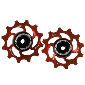 Hope 12 Tooth Jockey Wheels Red