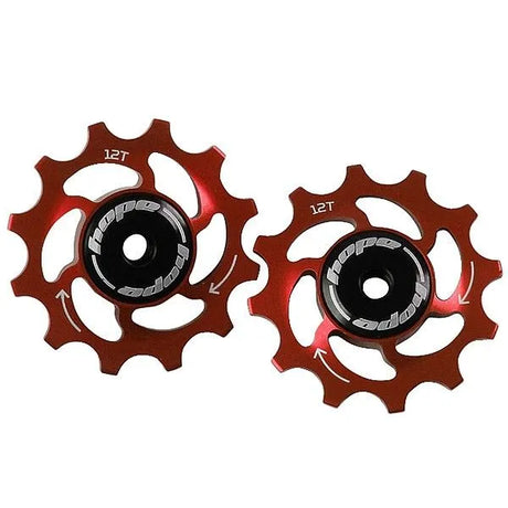 Hope 12 Tooth Jockey Wheels Red