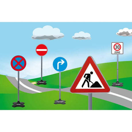 Jamara Traffic-Set-Grand B - Educational Traffic Sign Set for Kids