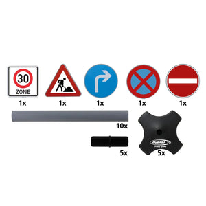 Jamara Traffic-Set-Grand B - Educational Traffic Sign Set for Kids