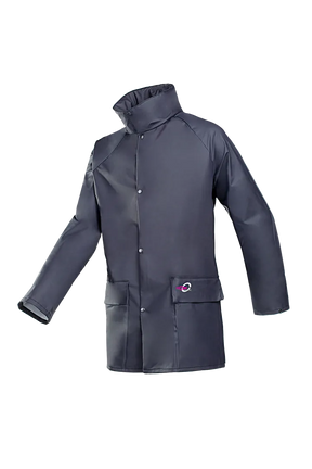 Sioen Dortmund Navy Blue Rain Jacket | Lightweight, Waterproof, and Durable Protection