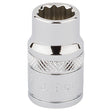 Draper HI-Torq, 12 Point Socket, 3/8" Sq, Dr., 3/8"