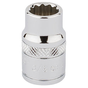 Draper HI-Torq, 12 Point Socket, 3/8" Sq, Dr., 3/8"