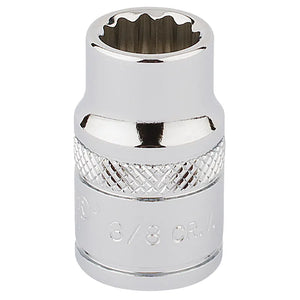 Draper HI-Torq, 12 Point Socket, 3/8" Sq, Dr., 3/8"