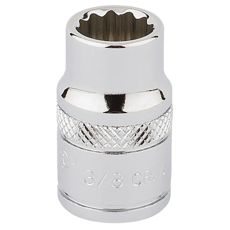 Draper HI-Torq, 12 Point Socket, 3/8" Sq, Dr., 3/8"