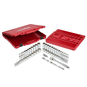 Milwaukee 3/8" Ratchet and Socket Set - 56-Piece