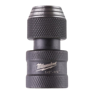 Milwaukee ½" to ¼" Hex Impact Socket Adaptor 50mm