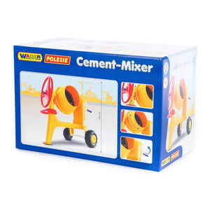 Wader Play Cement Mixer with Construction Set (8 Piece Set)