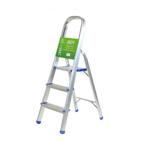Moy 3-Step Aluminium Step Ladder Lightweight Ladder