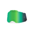 100% Bicycle RC2 /AC2 /ST2 Replacement Lens Vented Dual Pane Mirror Green