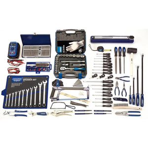 Draper Workshop Tool Kit with 6-Drawer Tool Chest and Comprehensive 33pc Hand Tools Set (53205)
