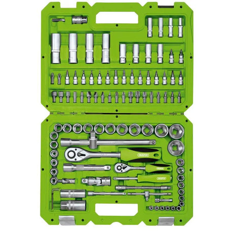 Draper 1/4" and 1/2" Sq. Dr. Metric Tool Kit (100 Piece)