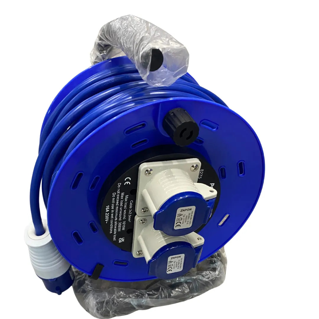 Powermaster 25m 16 Amp Cable Reel 2.5mm 220V