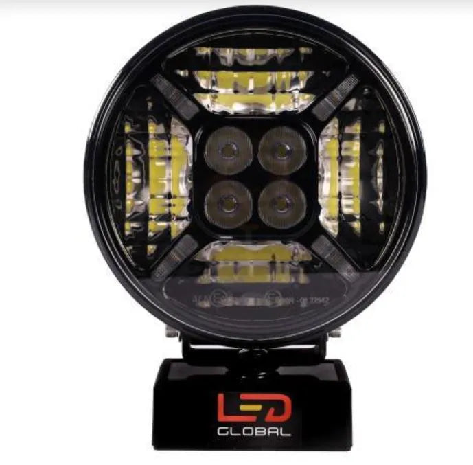 60W 7" LED Driving Light with Dual Colour Position - Combo Beam