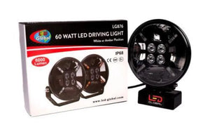 60W 7" LED Driving Light with Dual Colour Position - Combo Beam